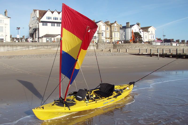 Kayaking Angler Review Pacific Action Kayak Sail Systems